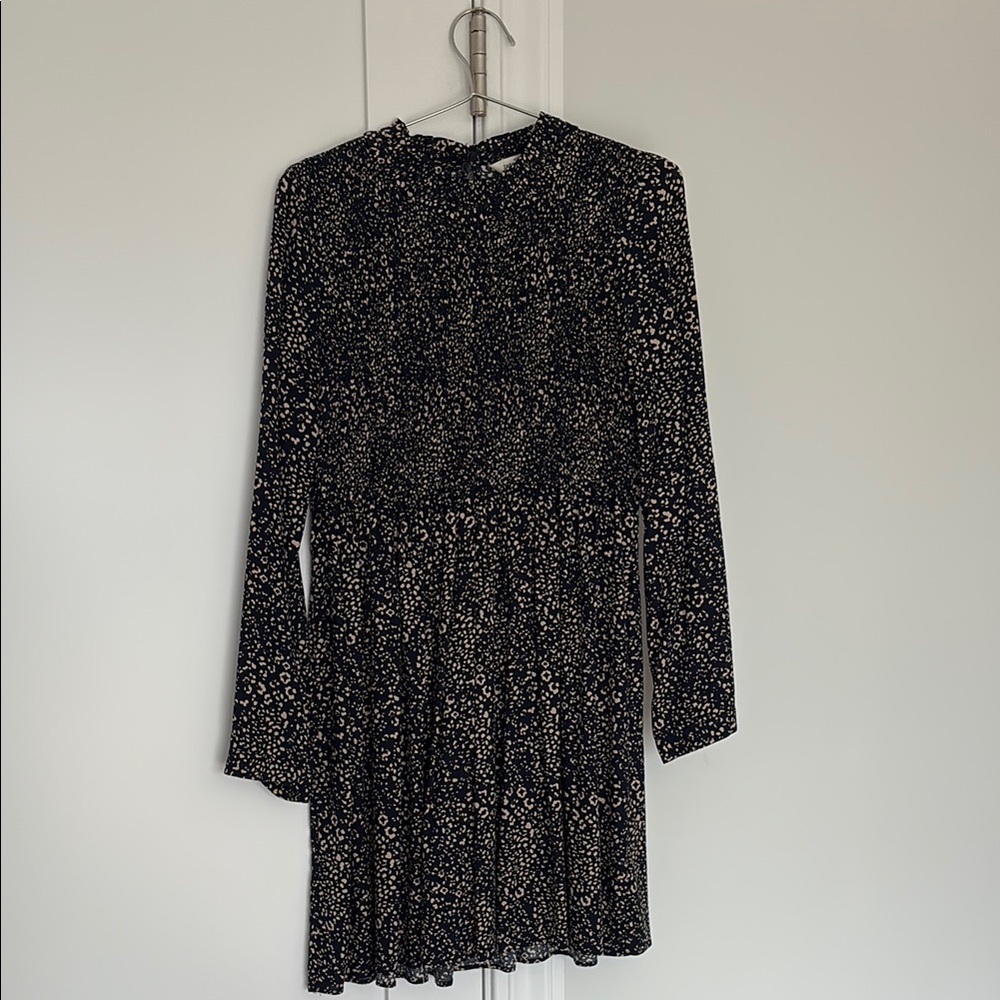 Elegant Black Floral Dress